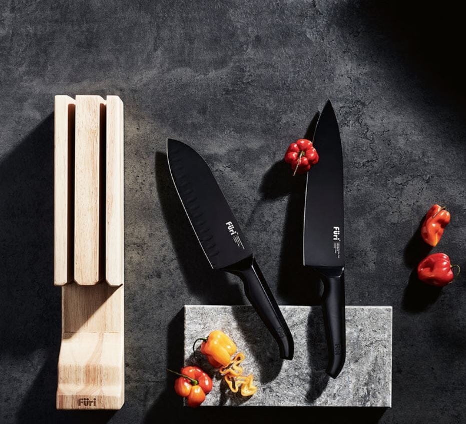 Furi Pro Jet Black 3 Piece Set Knife Sets The Cooks Kitchen Mandurah 