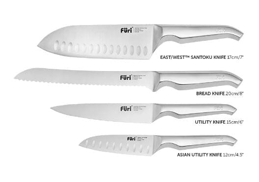 Furi Stone Block 5pc - Midnight Knife Block Sets The Cooks Kitchen 