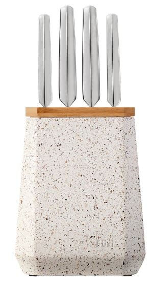 Furi Stone Block5pc Set - Sepia Terrazzo Furi The Cooks Kitchen 