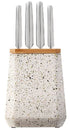 Furi Stone Block 5 Pc Set - Olive Terrazzo Furi The Cooks Kitchen 