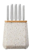 Furi Stone Block 6pc Olive Terrazzo