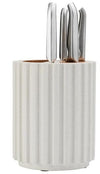 Furi Radial Stone Block 5pc Set - Snow Terrazzo