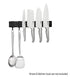 Furi Magnetic Knife Rack Stone 36cm - Black Magnetic Racks The Cooks Kitchen 