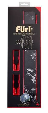 Furi Magnetic Knife Rack Stone 36cm - Black Magnetic Racks The Cooks Kitchen 