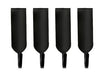 Furi Magnetic Wall Rack Hooks 4pc - Black