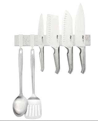 Furi Magnetic Wall Rack Hooks 4pk - White Magnetic Racks The Cooks Kitchen 