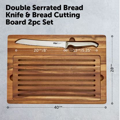 Furi Bread Knife & Board Set