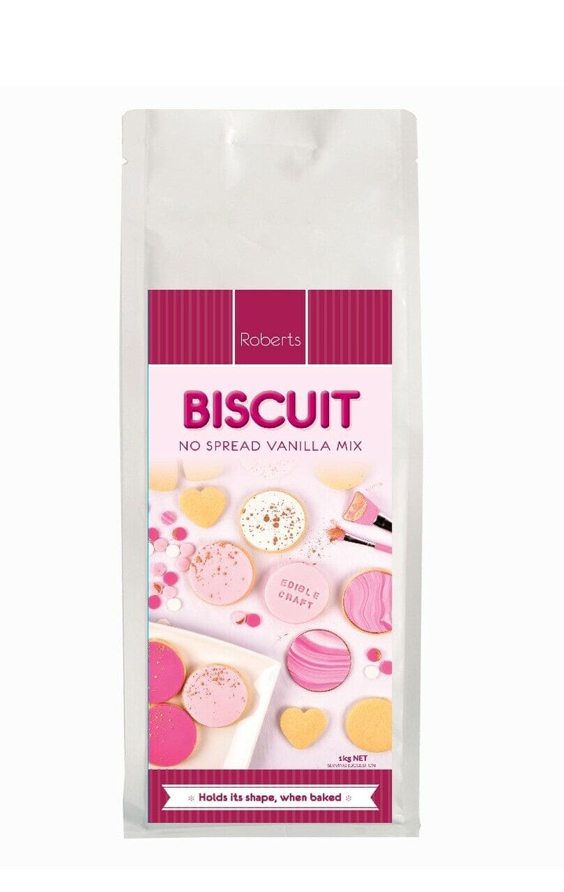 Roberts Edible Craft - Biscuit No Spread Vanilla Mix 1kg Cake Mixes The Cooks Kitchen Mandurah 