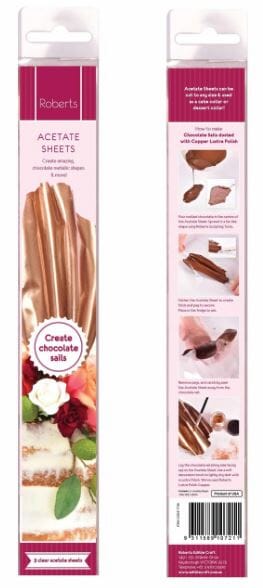 Roberts Edible Craft - Acetate Sheets - Pack Of 3 - 25.5x33cm Silicone Moulds The Cooks Kitchen 