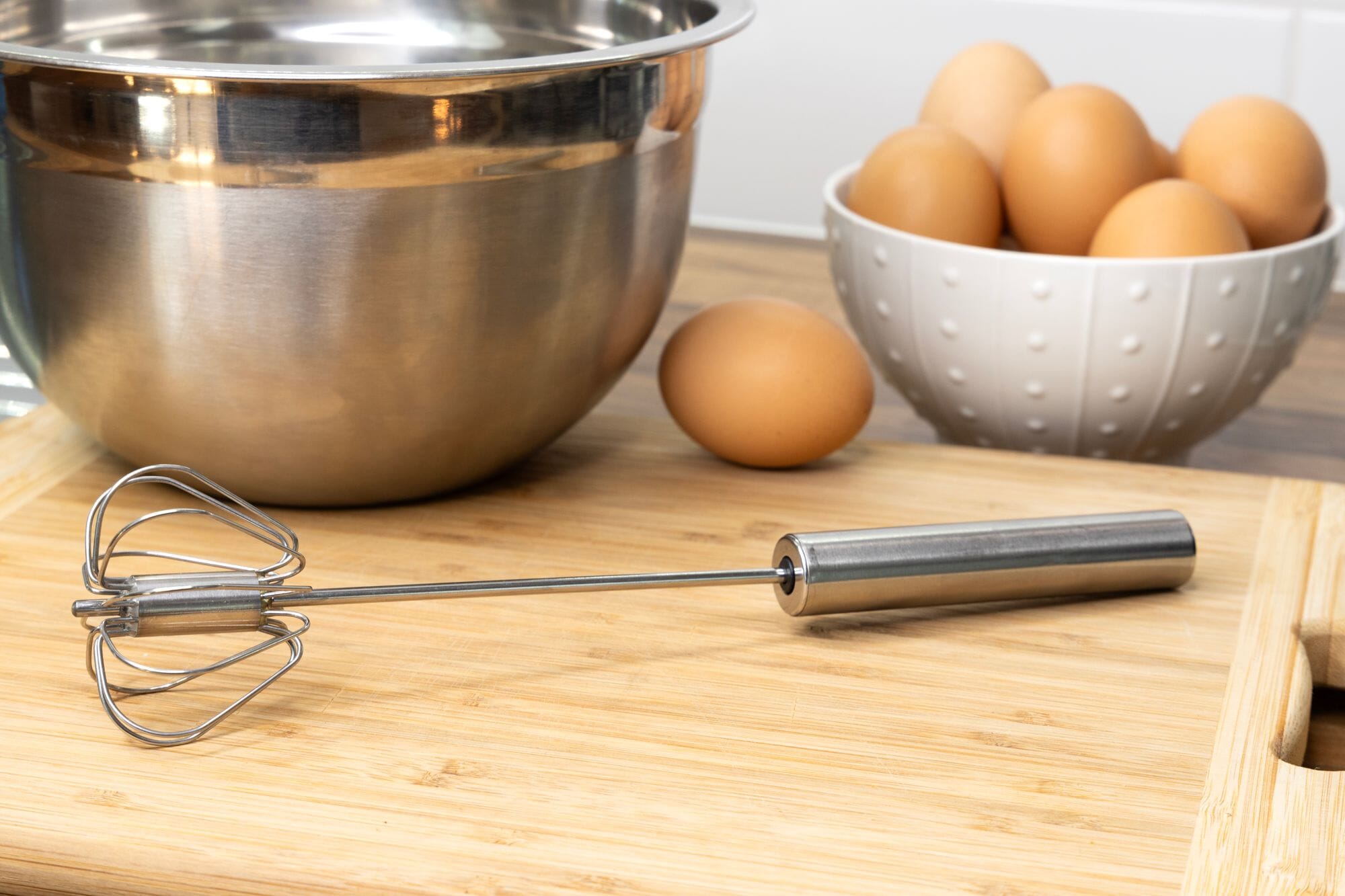 Cuisena Semi Auto Whisk Ss - 25.5cm Whisks, Funnels & Colanders The Cooks Kitchen 
