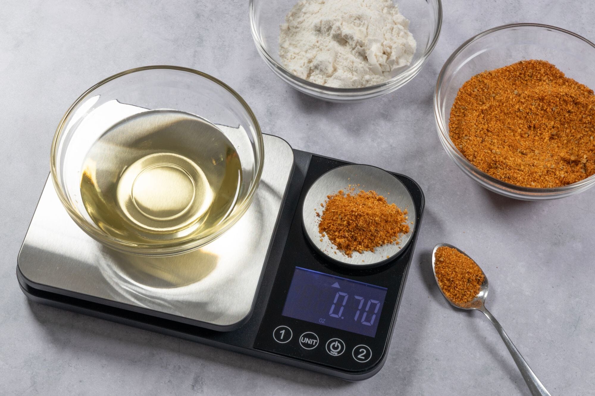 Cuisena 2 In 1 Scale 5kg - Silver Scales The Cooks Kitchen 