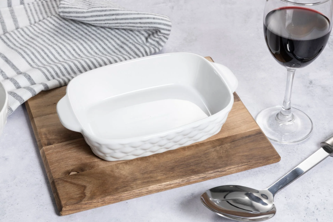 Cuisena Ceramic Baking Dish White 20cm