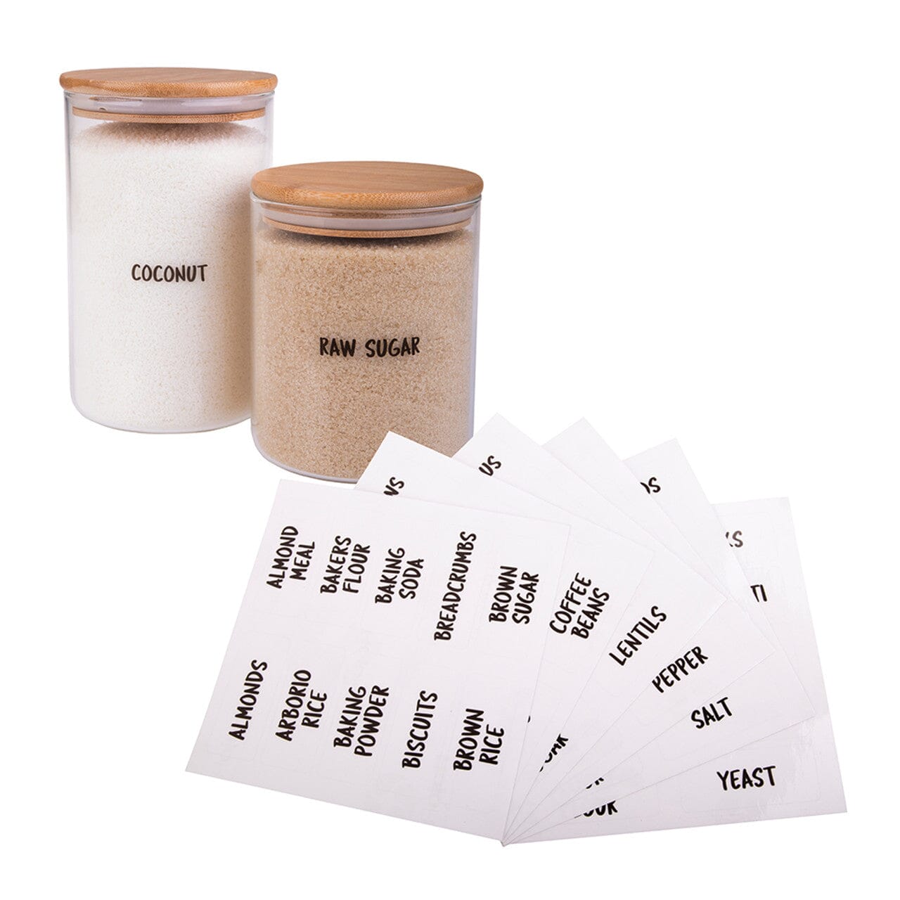 D.line Clear Pantry Labels - 60 Pack General Storage The Cooks Kitchen 