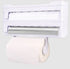 Wall Mount Kitchen Roll Dispenser - White Food Wrap Storage The Cooks Kitchen 