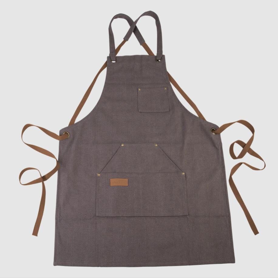 Urban Grill Heavy Duty Bbq Apron (charcoal) Aprons The Cooks Kitchen 