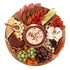 Alfresco Lane Acacia Wood 5 Compartment Round Grazing Platter Platters The Cooks Kitchen 