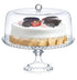 Pizzazz Acrylic Footed Cake Dome Set 28cm Cake Domes The Cooks Kitchen 