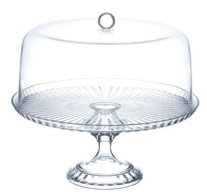 Pizzazz Acrylic Footed Cake Dome Set 28cm Cake Domes The Cooks Kitchen 