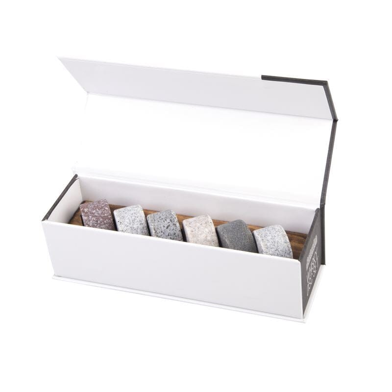 Bartender Whisky Disc Set 6 W/ Wood Base Barware Accessories The Cooks Kitchen Mandurah 