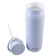 Oasis Ceramic Lined Stainless Steel Double Walled Insulated 'sorrento' Sipper Bottle 900ml - Periwinkle Drink Bottles The Cooks Kitchen 
