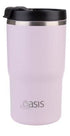 Oasis Ceramic Lined Stainless Steel Double Wall Insulated Travel Mug 480ml - Pink Lemonade Travel Mugs The Cooks Kitchen 