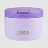 Oasis S/s Double Wall Insulated Food Flask W/ Quick Release Lid 300ml - Lilac