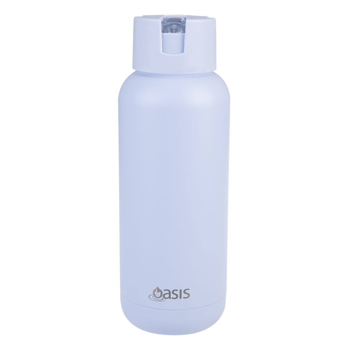 Oasis "moda" Ceramic Lined S/s Triple Wall Insulated Drink Bottle 1l - Periwinkle