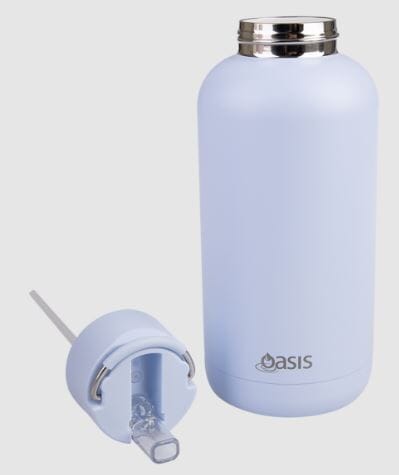 Oasis "moda" Ceramic Lined Stainless Steel Triple Wall Insulated Drink Bottle 1.5l - Periwinkle Insulated Bottles The Cooks Kitchen 