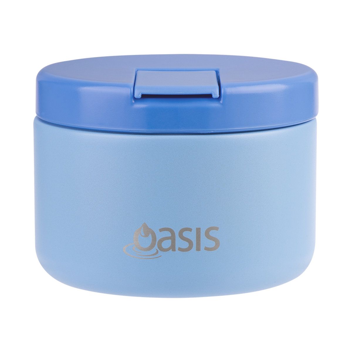 Oasis S/s Double Wall Insulated Food Flask W/ Quick Release Lid 300ml - Blue