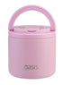 Oasis Double Wall Insulated Food Flask With Quick Release Lid & Spork 500ml - Blush