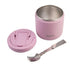 Oasis Double Wall Insulated Food Flask With Quick Release Lid & Spork 500ml - Blush