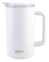 Oasis Ceramic Lined Stainless Steel Triple Wall Insulated Water Pitcher 1.5l - White