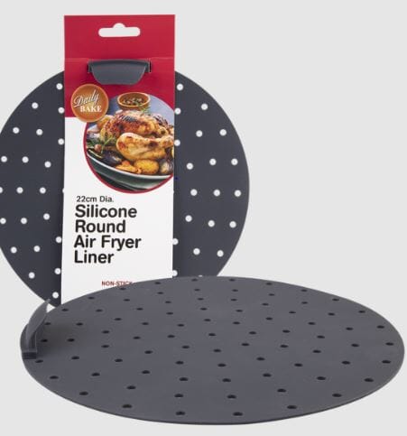 Daily Bake Silicone Round Air Fryer Liner 22cm Electric Kitchen Gadgets The Cooks Kitchen 