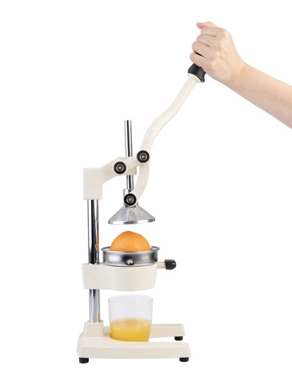 Integra Cast Iron Commercial Manual Juicer - White