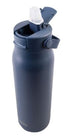 Oasis Ceramic Lined Stainless Steel Double Wall Insulated 'sorrento' Sipper Bottle 900ml - Indigo Drink Bottles The Cooks Kitchen 