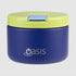 Oasis S/s Double Wall Insulated Food Flask W/ Quick Release Lid 300ml - Peacock Blue
