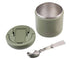 Oasis Double Wall Insulated Food Flask With Quick Release Lid & Spork 500ml - Olive Green