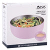 Oasis Stainless Steel Double Wall Insulated Fresh'n' Go Lunch Bowl 950ml - Pink Lemonade