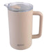 Oasis Cermic Lined Stainless Steel Triple Wall Insulated Water Pitcher 1.5l - Oat Decanters - Jugs & Carafes The Cooks Kitchen 