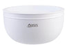 Oasis Stainless Steel Double Wall Salad Bowl With Lid 2.8l - White