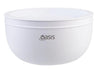 Oasis Stainless Steel Double Wall Salad Bowl With Lid 2.8l - White