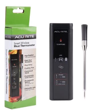 Accurite Smart Wireless Meat Thermometer - Black Thermometers The Cooks Kitchen 