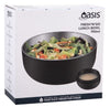 Oasis Stainless Steel Double Wall Insulated Fresh 'n' Go Lunch Bowl 950ml - Black