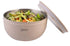 Oasis Stainless Steel Double Wall Slad Bowl With Lid 2.8l - Oat Platters & Bowls The Cooks Kitchen 