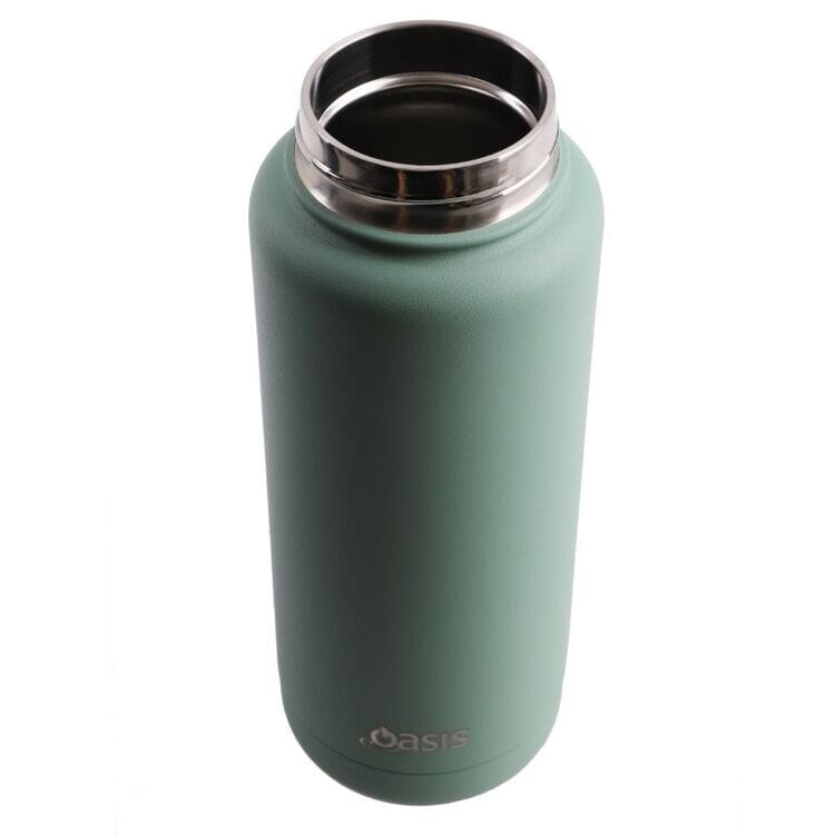 Oasis S/s Double Wall Insulated 'titan' Bottle 1.2l - Sage Green Drink Bottles The Cooks Kitchen 