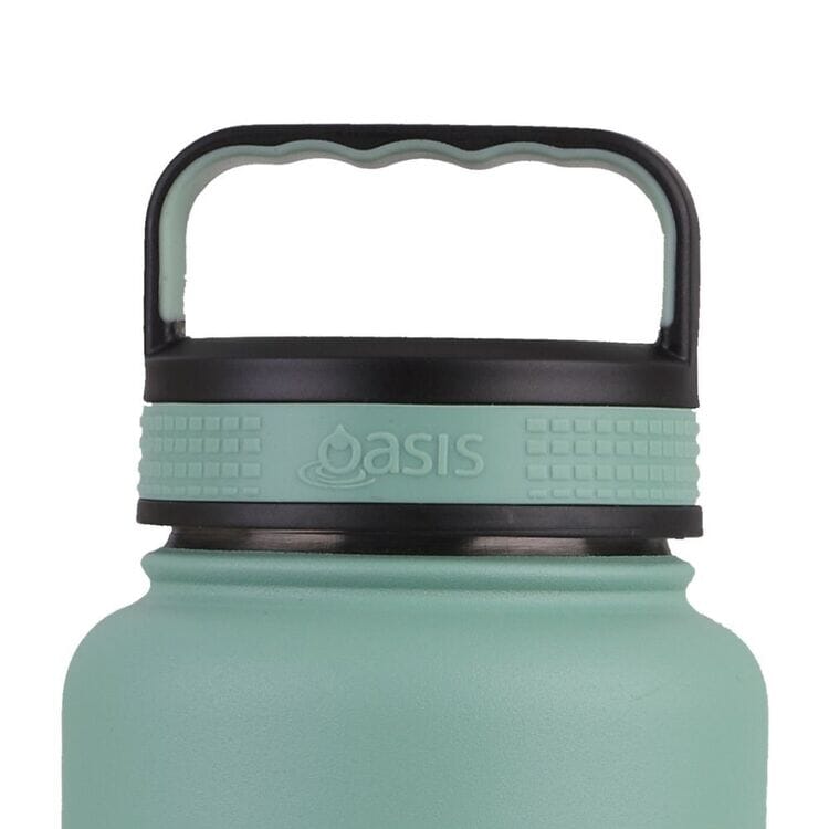 Oasis S/s Double Wall Insulated 'titan' Bottle 1.2l - Sage Green Drink Bottles The Cooks Kitchen 