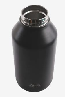 Oasis S/s Double Wall Insulated Titan Bottle 1.9l - Black