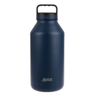 Oasis S/s Double Wall Insulated Titan Bottle 1.9l - Navy