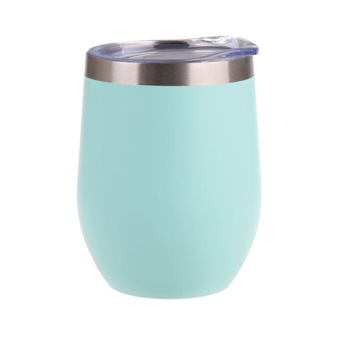 Oasis Stainless Steel Double Wall Insulated Wine Tumbler 330ml - Matte Mint Insulated Bottles and Flasks The Cooks Kitchen Mandurah 