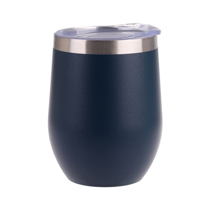 Oasis Stainless Steel Double Wall Insulated Wine Tumbler 330ml - Matte Navy Insulated Bottles and Flasks The Cooks Kitchen Mandurah 